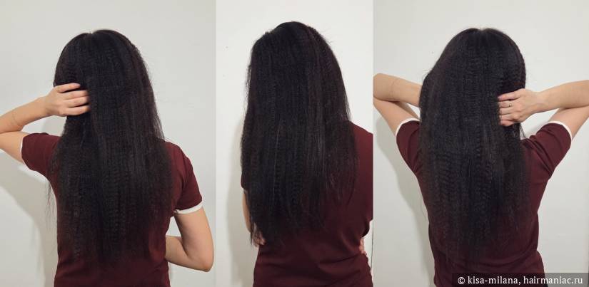 Фото: Распущенные гофрированные волосы