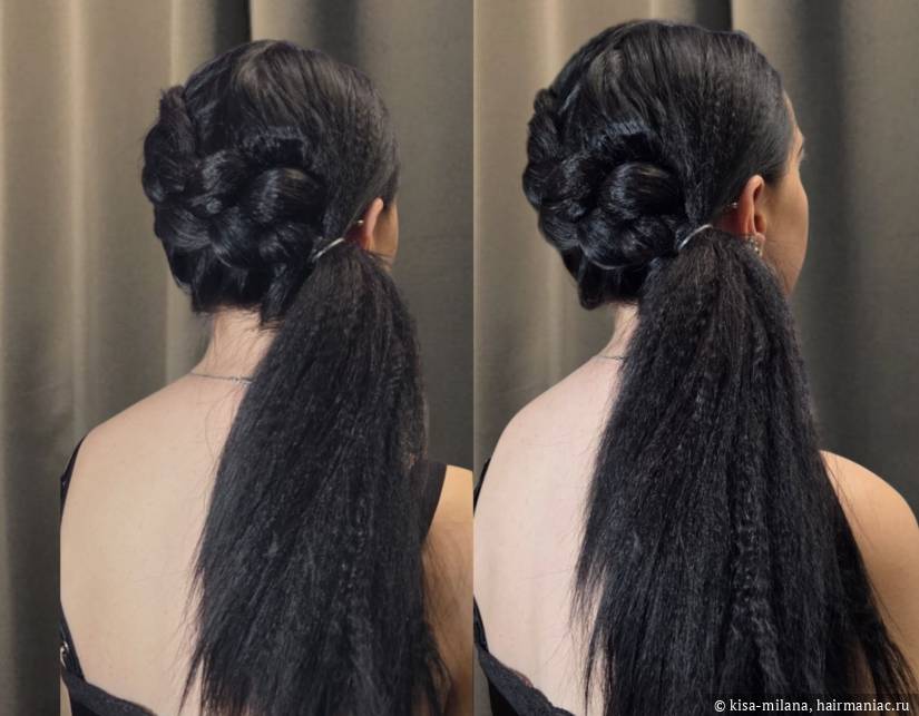 Фото: Вариант укладки длинных волос