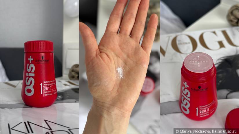 Фото: Пудра для объема волос&nbsp;Schwarzkopf Osis + Dust it