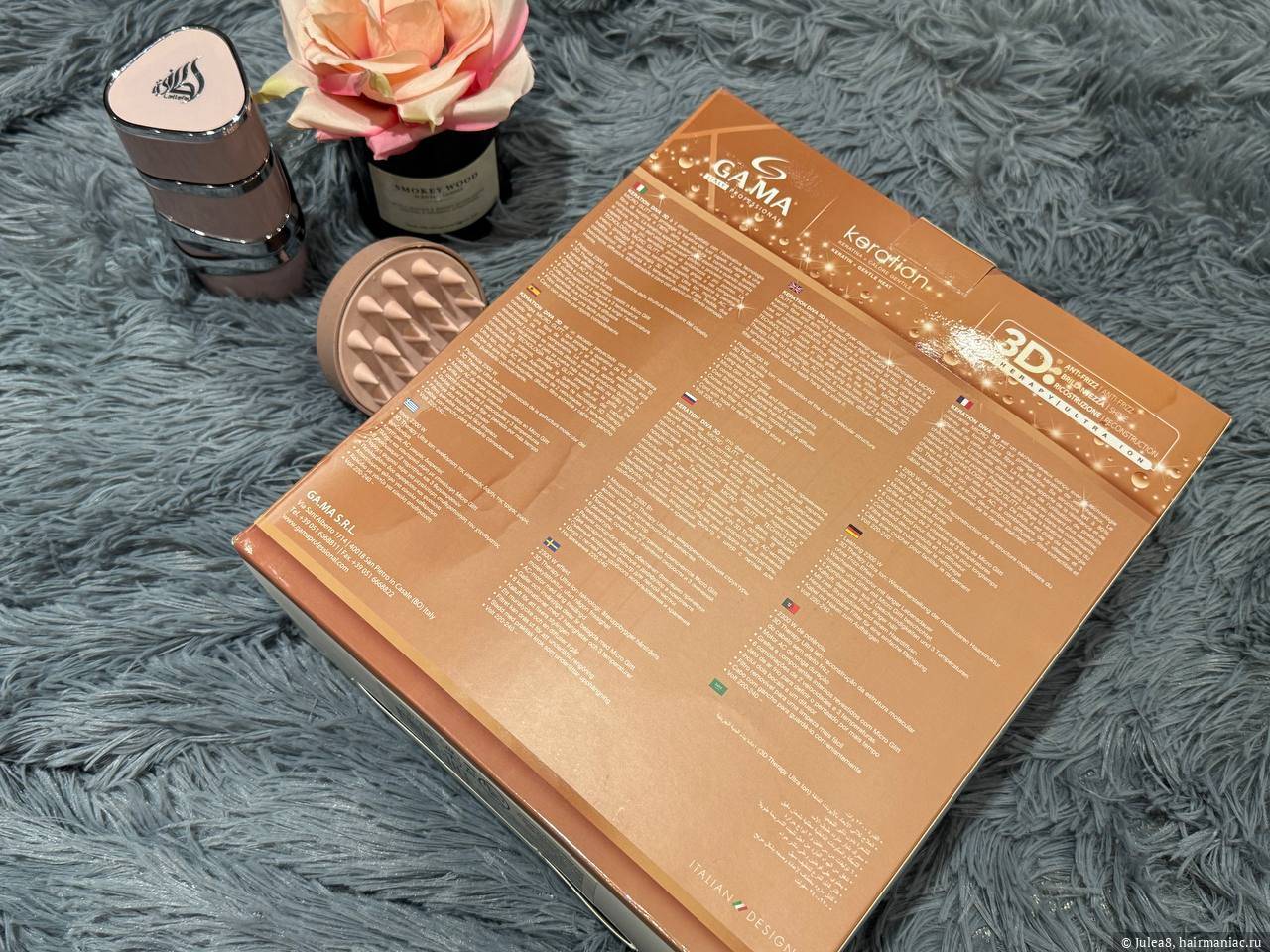 Фото: Коробка, описание на разных языках