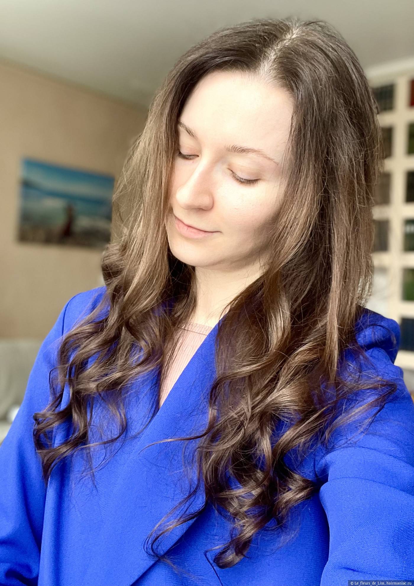 Фото: Так выглядят локоны сразу после укладки