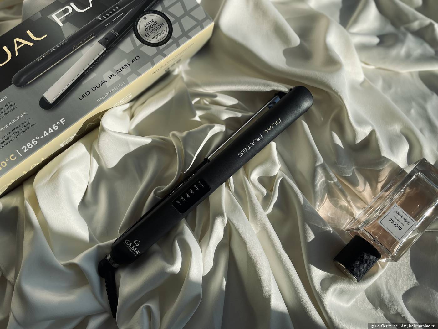 Фото: Красивый черный матовый выпрямитель