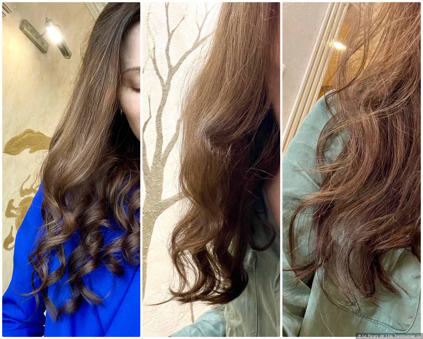 Фото: Локоны 1 день - Локоны 2 день - Локоны 3 день