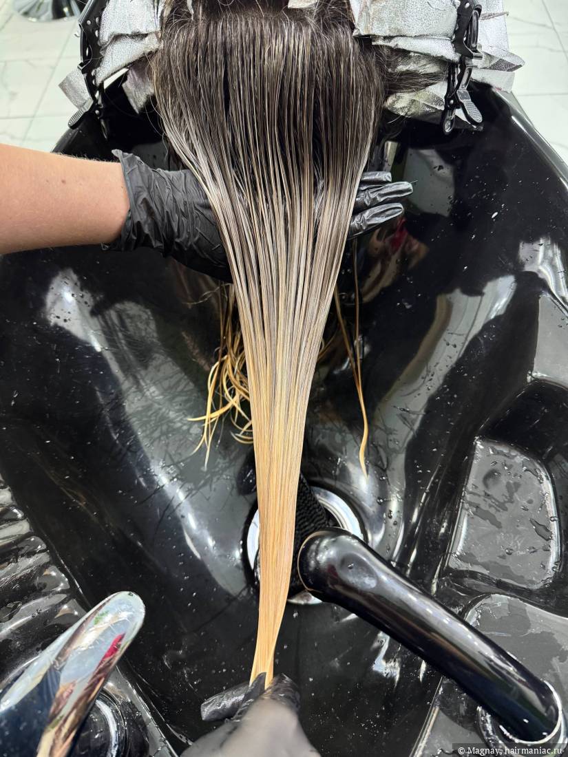 Фото: Когда красиво уже на этапе смывания порошка