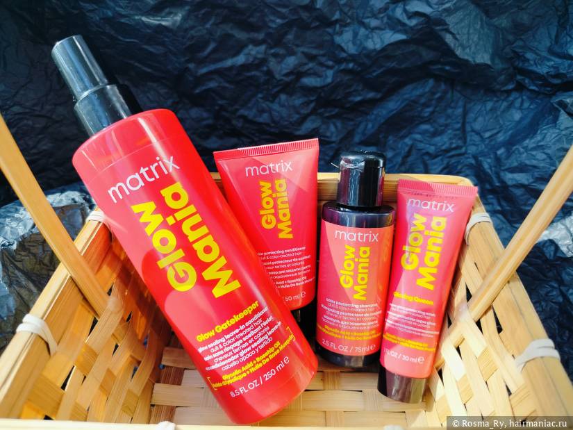 Фото: Средства линейки Glow Mania от Matrix