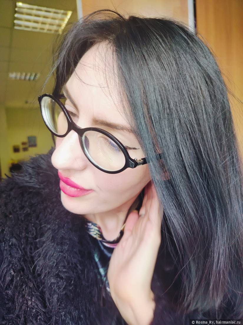 Фото: Прикорневая зона после шампуня Fructis Рост во всю силу