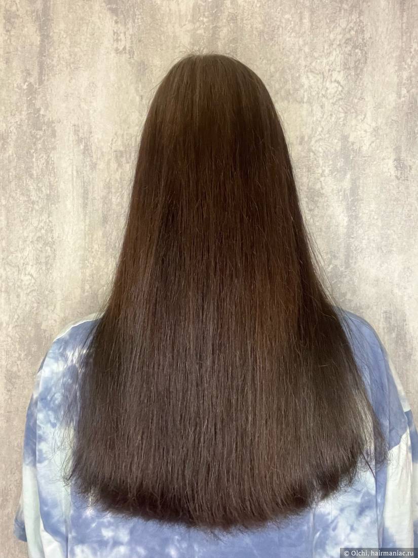 Фото: Вид волос после кондиционера