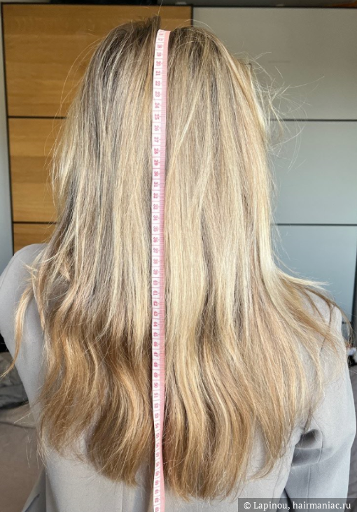 Фото: Длина 62 см от начала линии роста на лбу