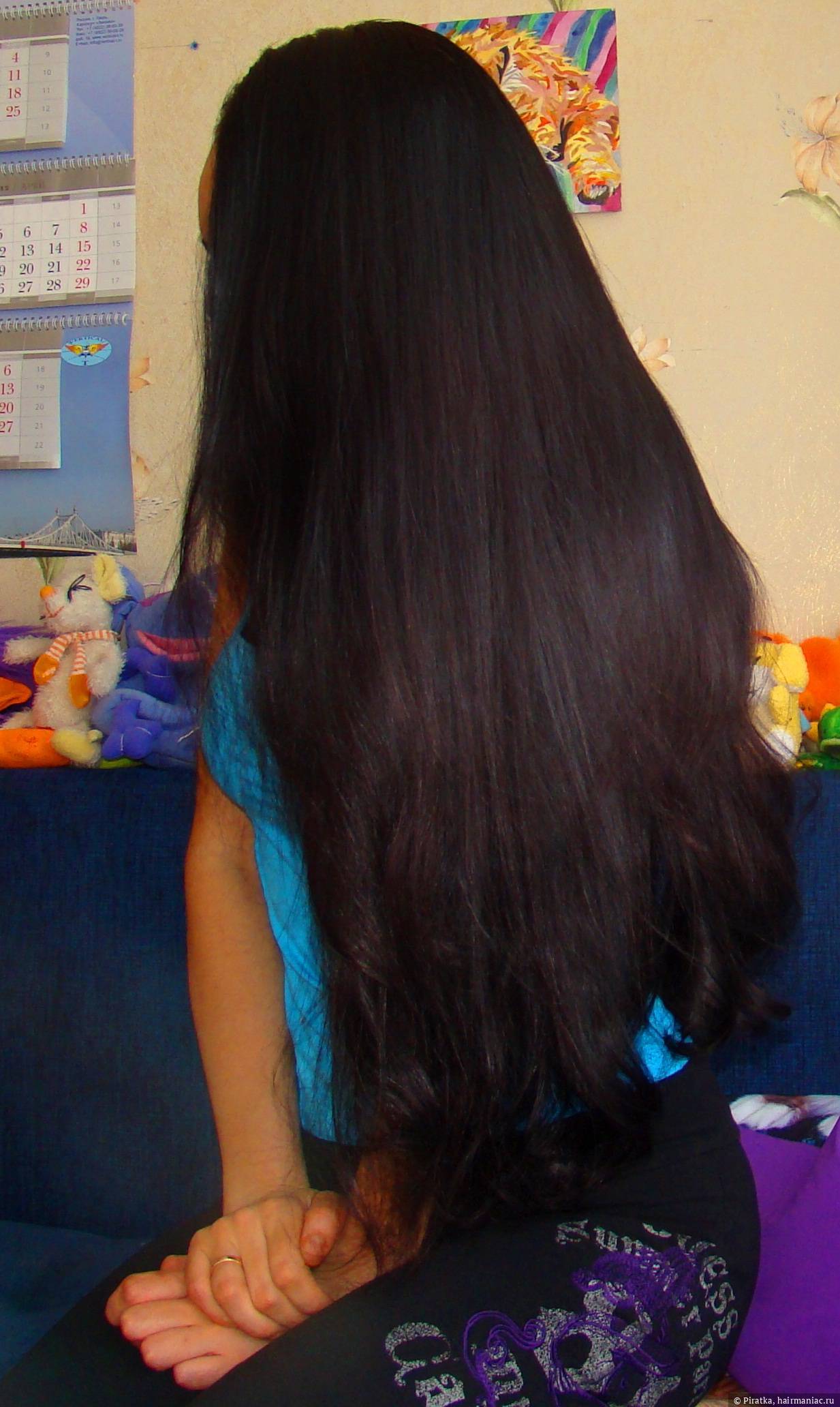 Фото: Высохли естественным путем, плюс плойка на кончики