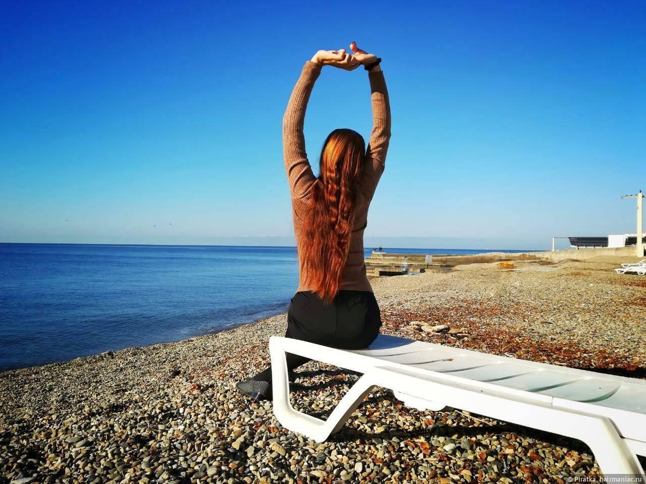 Фото: Вообще никак специально не сушу, хожу с косой