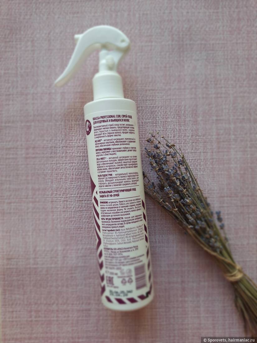 Фото: Оборотная сторона спрея