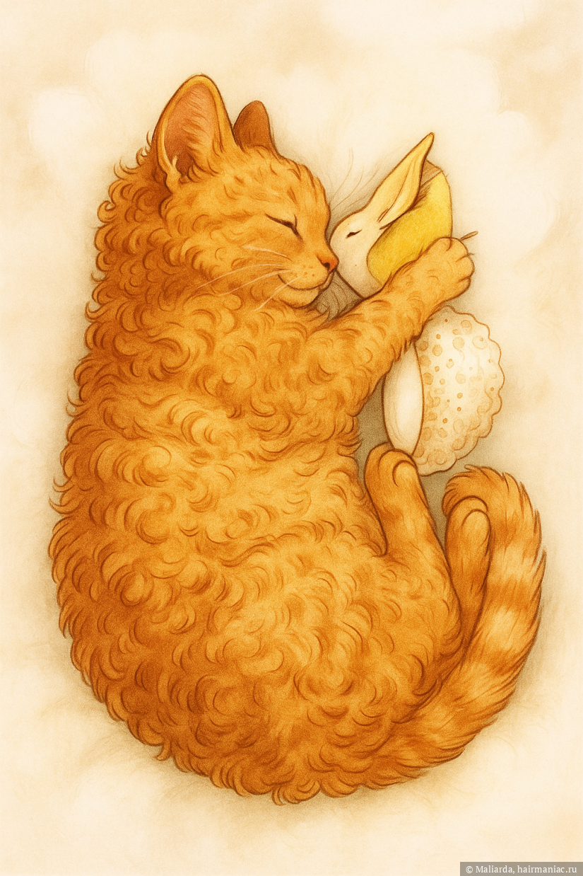 Фото: Даже котики бывают кудрявыми