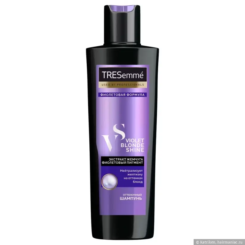 фиолетовый шампунь Tresemme Фото: фиолетовый шампунь Tresemme