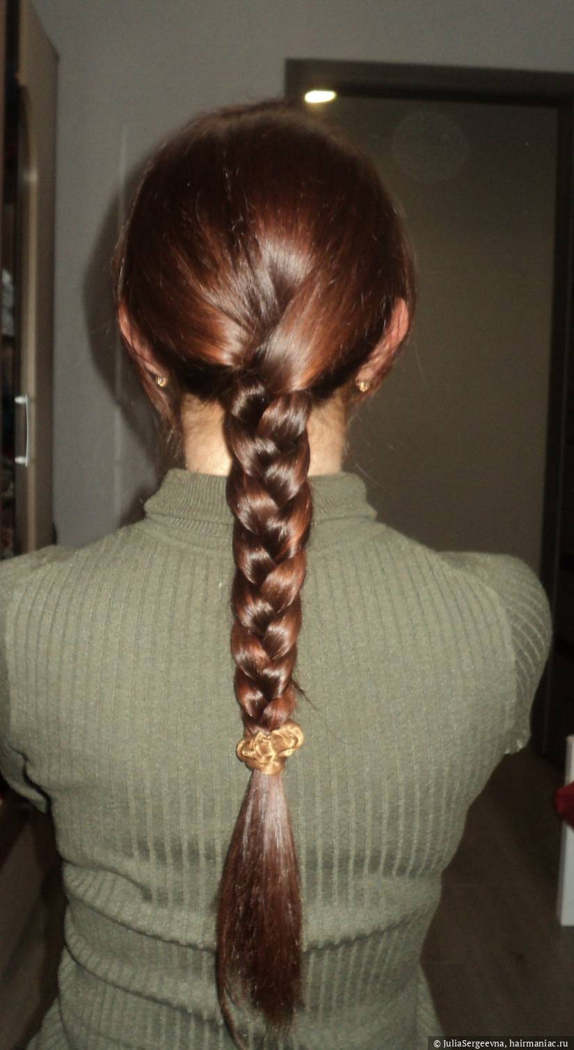 Туго заплетённая коса Фото: Туго заплетённая коса