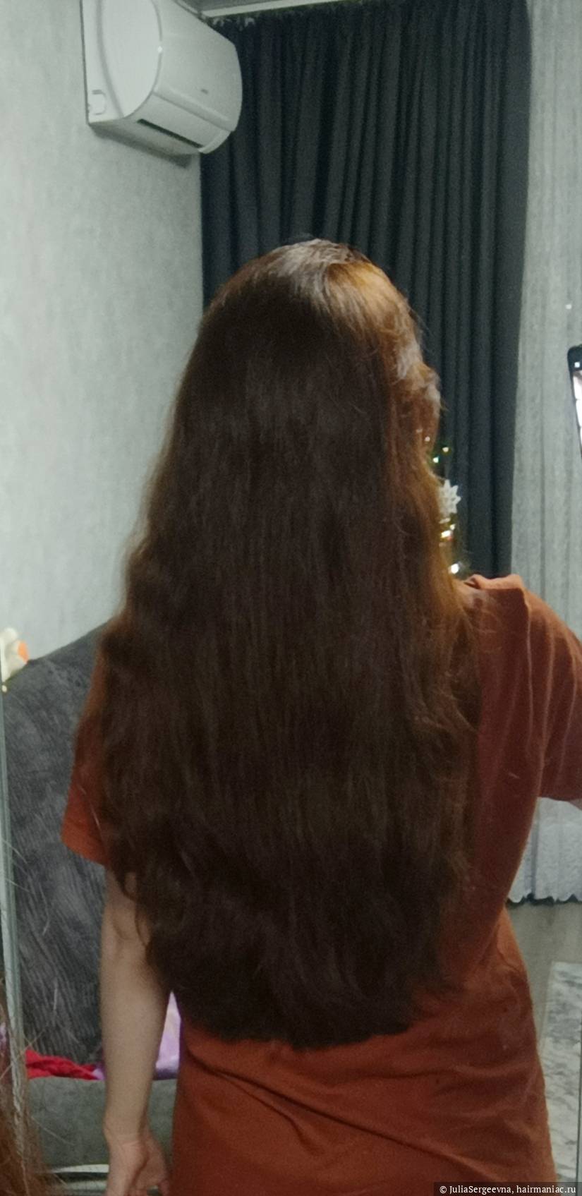 Фото: Волосы высушены естественным путем