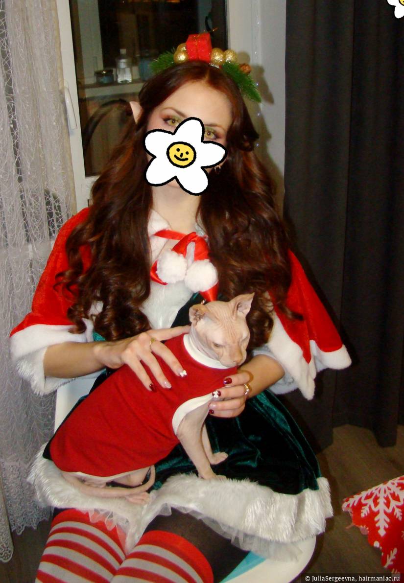 Фото: Волосы в новогоднюю ночь