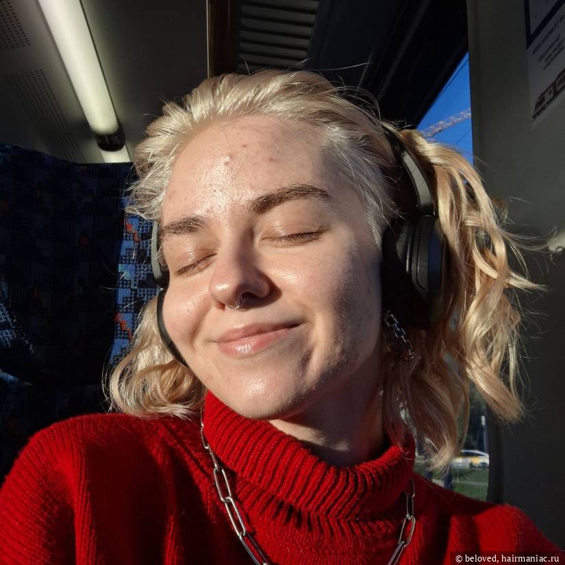 Фото: после второго осветления порошком