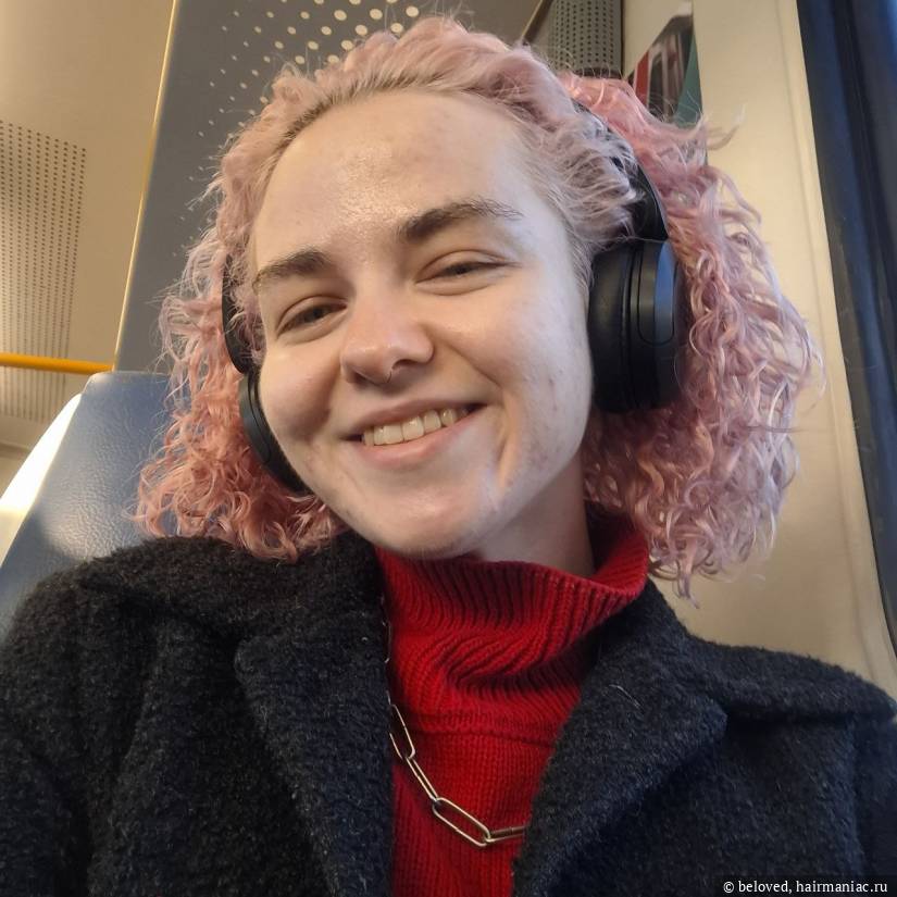 Фото: после розового оттеночного шампуня