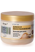 Бальзам для волос Белита-Витэкс Basic Hair Care блеск и восстановление. Орхидея и миндальное молочко