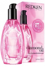 Redken Diamond Oil Glow Dry - Термозащитное масло, ускоряющее укладку